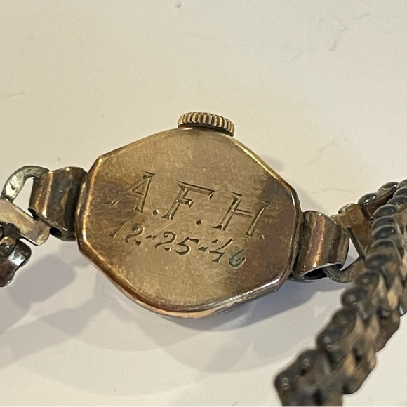 Vintage Wittnauer Longines 12k Gold Filled Women’s Watch For Repair For Parts - Picture 6 of 13